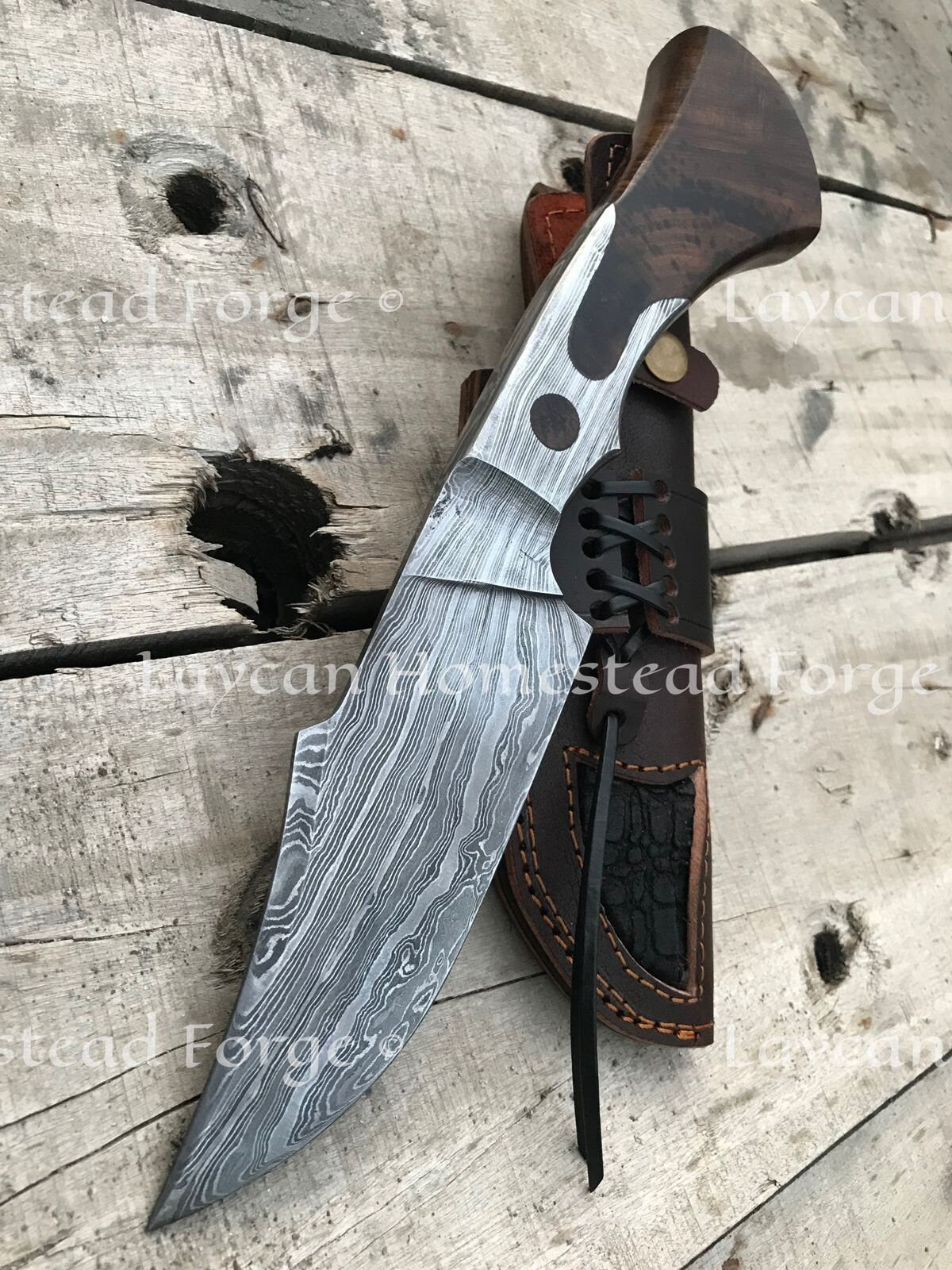 Damascus Hand Forged Hunting Knife