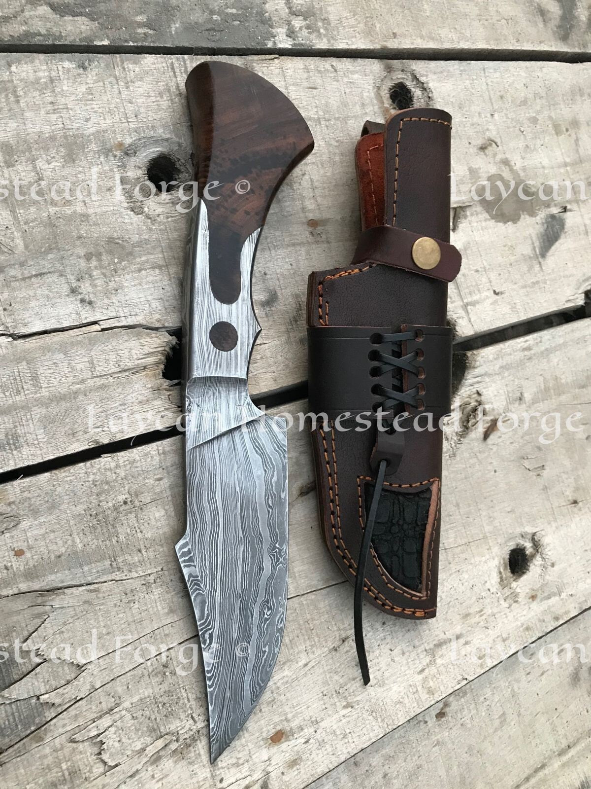 Damascus Hand Forged Hunting Knife