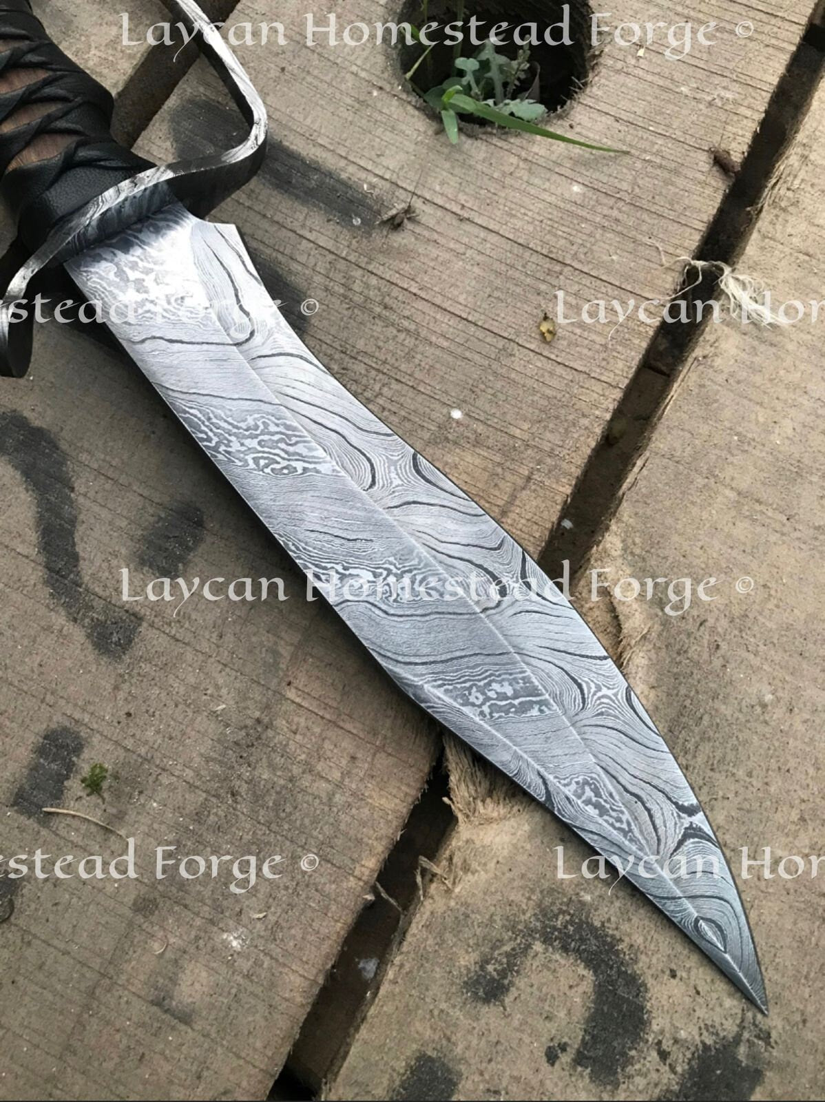 Damascus Knife Handmade Knife D Guard Knife